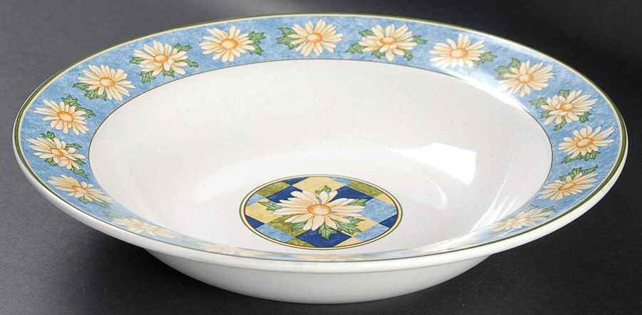 Summer Daisy 9" Round Vegetable Bowl by Studio Nova-1