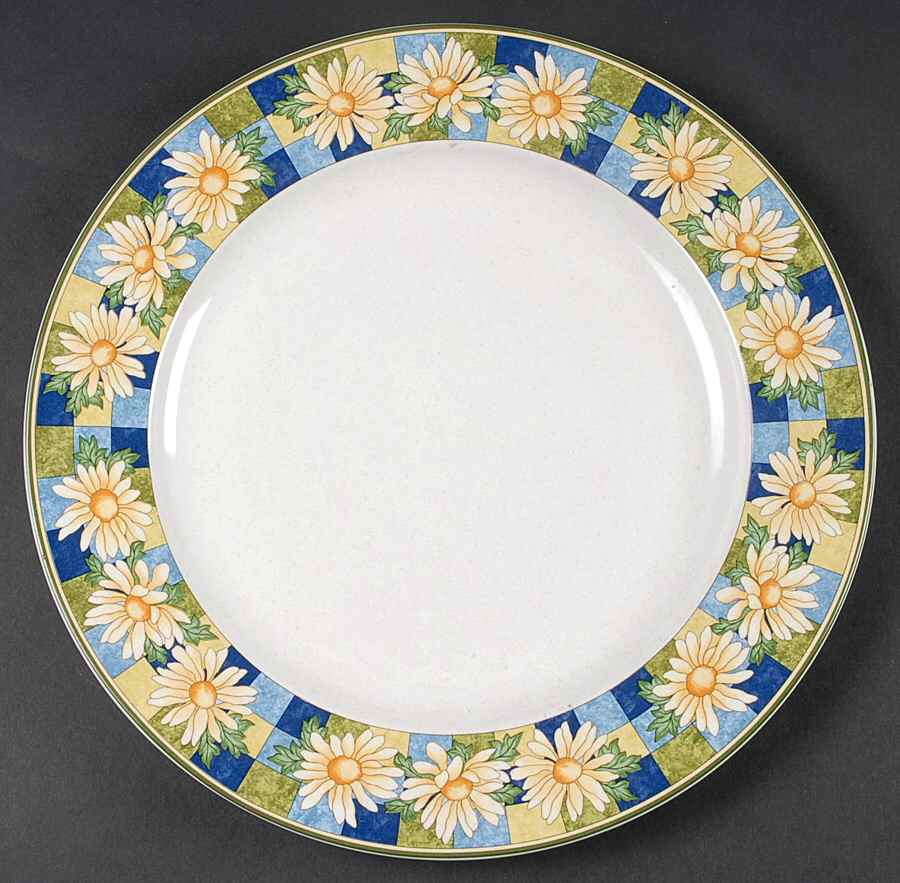 Summer Daisy 12" Chop Plate (Round Platter) by Studio Nova-1