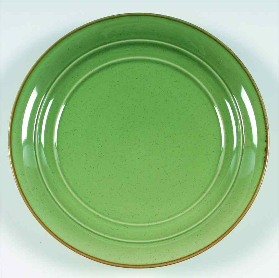 Country Crock Green Speckle Dinner Plate by Stoney Hill-1