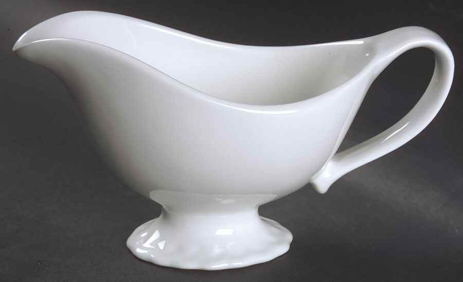 Whiteware Gravy Boat by Stoney Hill-1