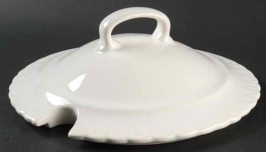 Whiteware Lid for Tureen by Stoney Hill-1