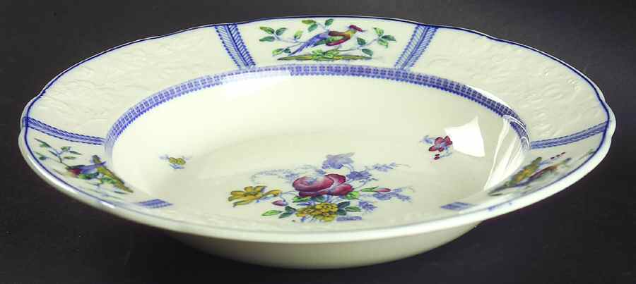 June (2-7161) Rim Soup Bowl by Spode-1