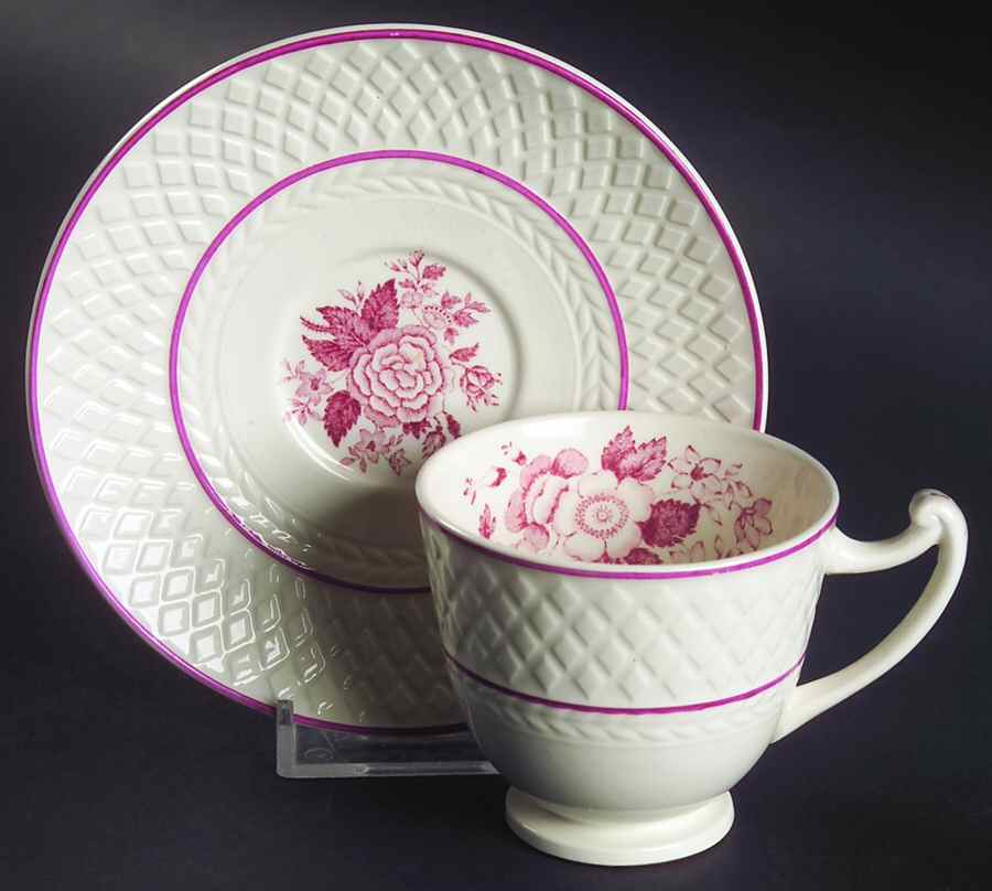 S1353 Footed Demitasse Cup & Saucer Set by Spode-1