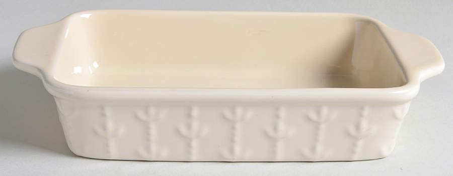 Sorrento Ivory 9" Rectangular Baker by Signature-1