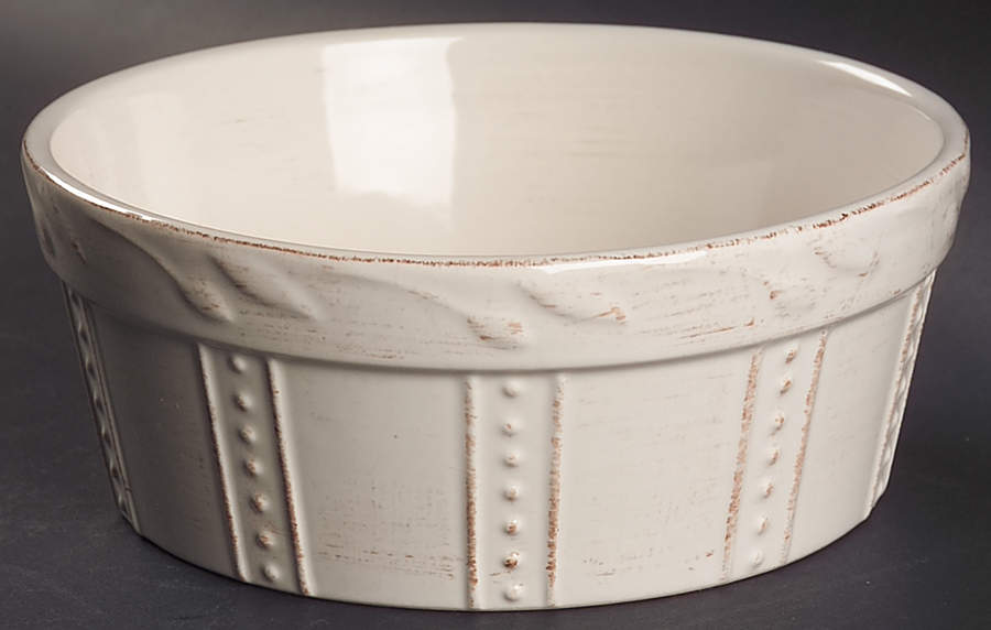 Sorrento Ivory Medium Pet Bowl by Signature-1