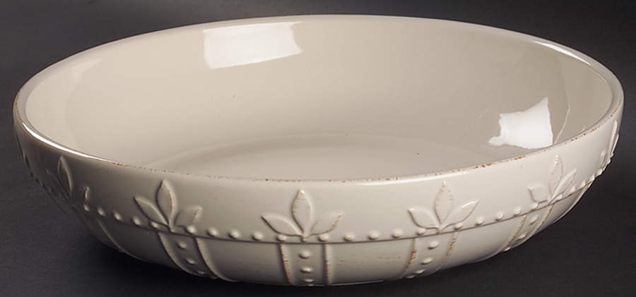 Sorrento Ivory 12" Pasta Serving Bowl by Signature-1