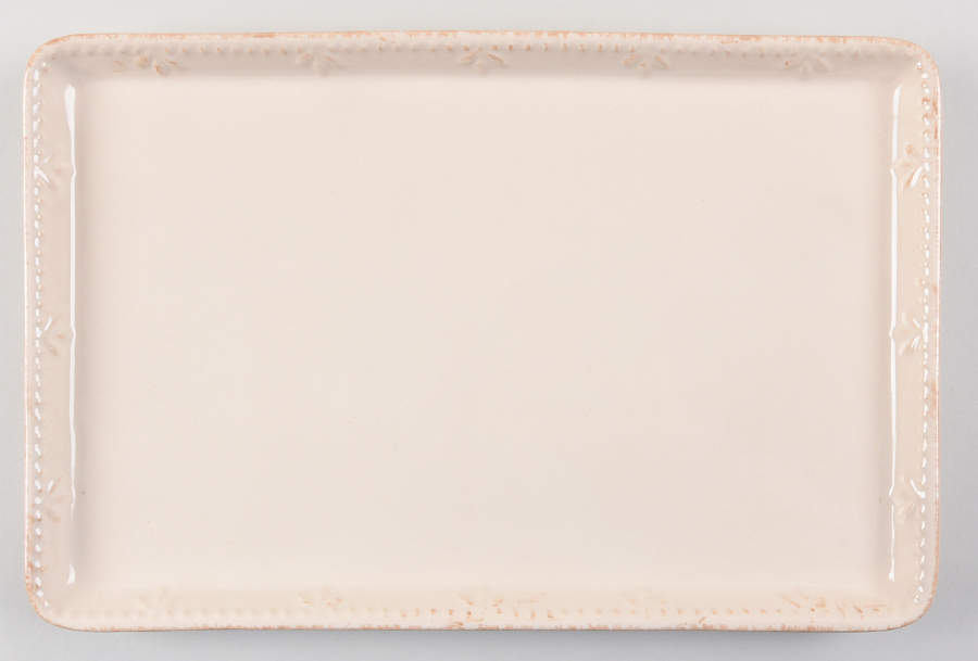Sorrento Ivory 13" Rectangular Tray by Signature-1