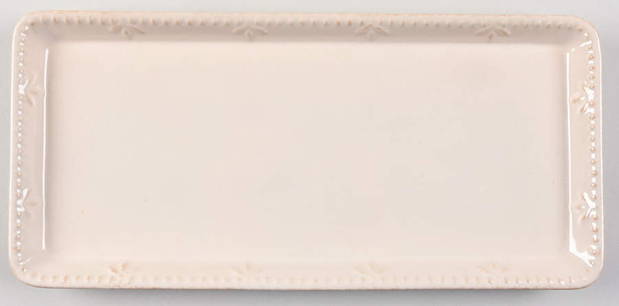 Sorrento Ivory 12" Rectangular Tray by Signature-1
