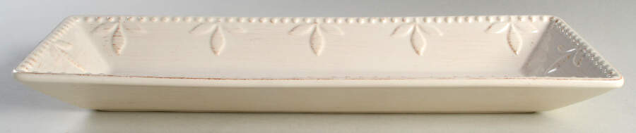 Sorrento Ivory 18" Rectangular Tray by Signature-1