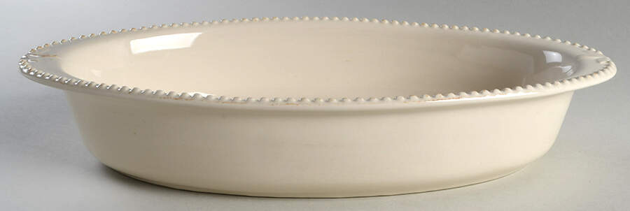 Sorrento Ivory 16" Oval Baker by Signature-1
