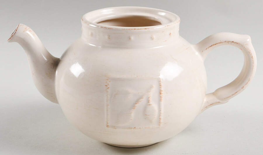 Sorrento Ivory Teapot No Lid by Signature-1