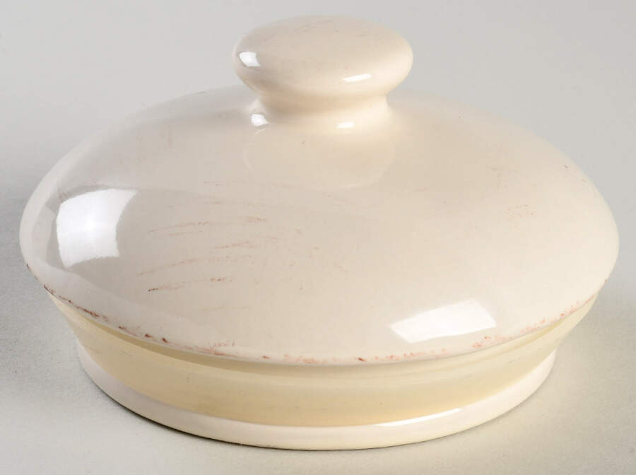 Sorrento Ivory Lid for Small Canister by Signature-1