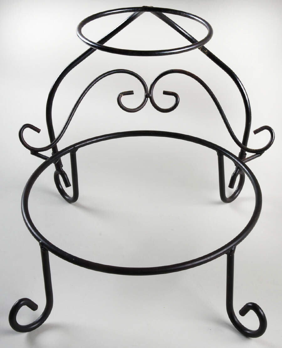 Sorrento Ivory Metal Stand for Large Chip and Dip (12" & 7" Bowls) by Signature-1