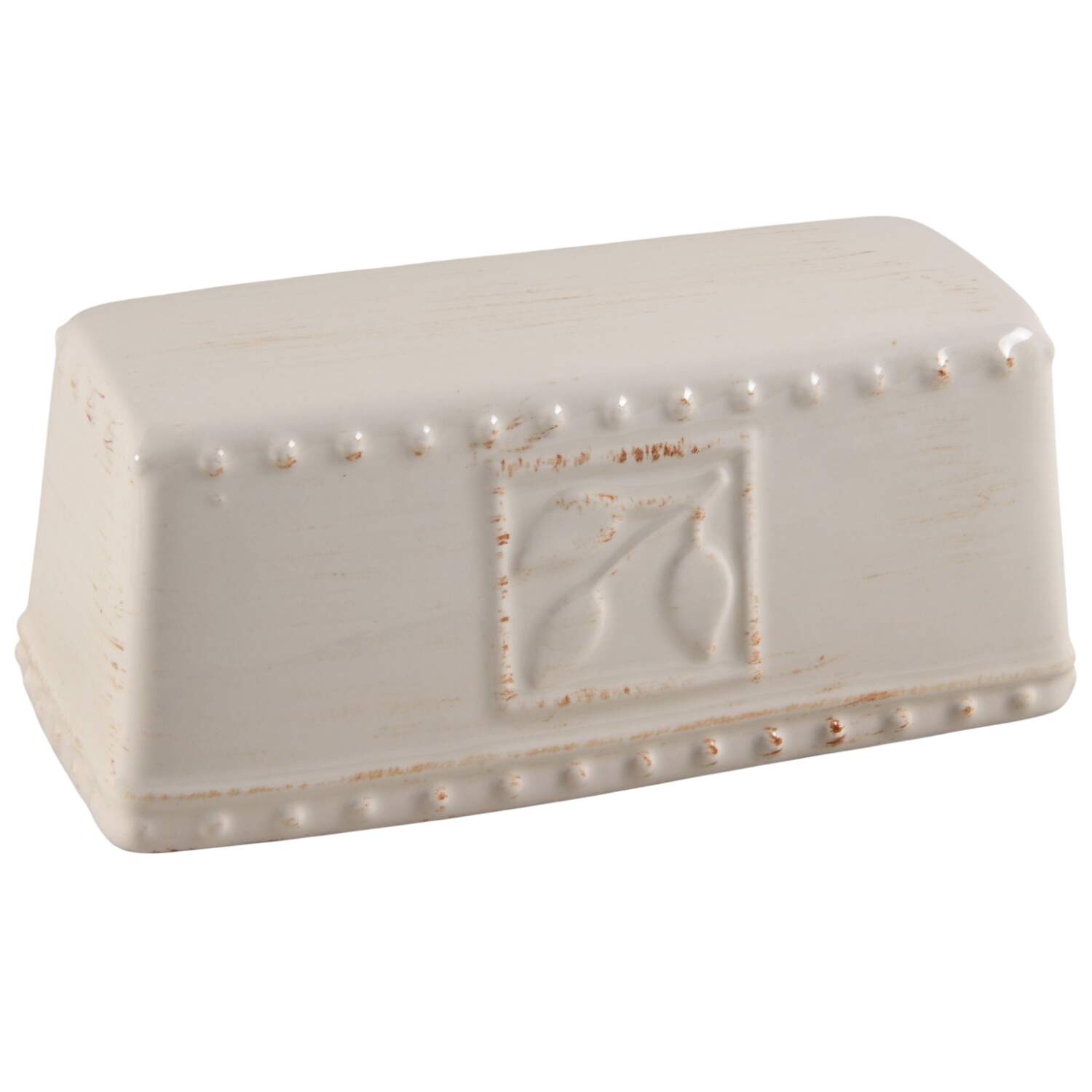 Sorrento Ivory Lid for 1/4 Lb Butter by Signature-1