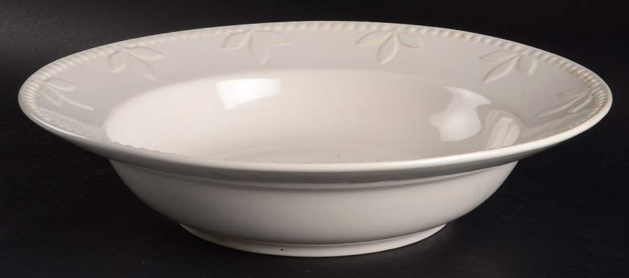 Sorrento Ivory 13" Large Salad Serving Bowl by Signature-1