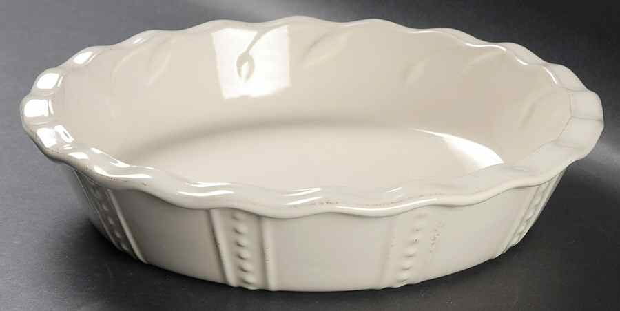 Sorrento Ivory 10" Pie Baking Plate by Signature-1