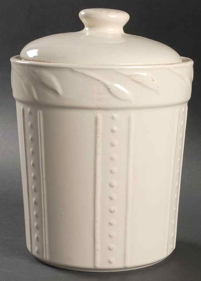 Sorrento Ivory Large Canister & Lid by Signature-1