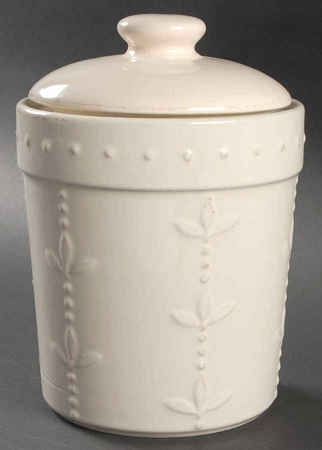 Sorrento Ivory Medium Canister & Lid by Signature-1