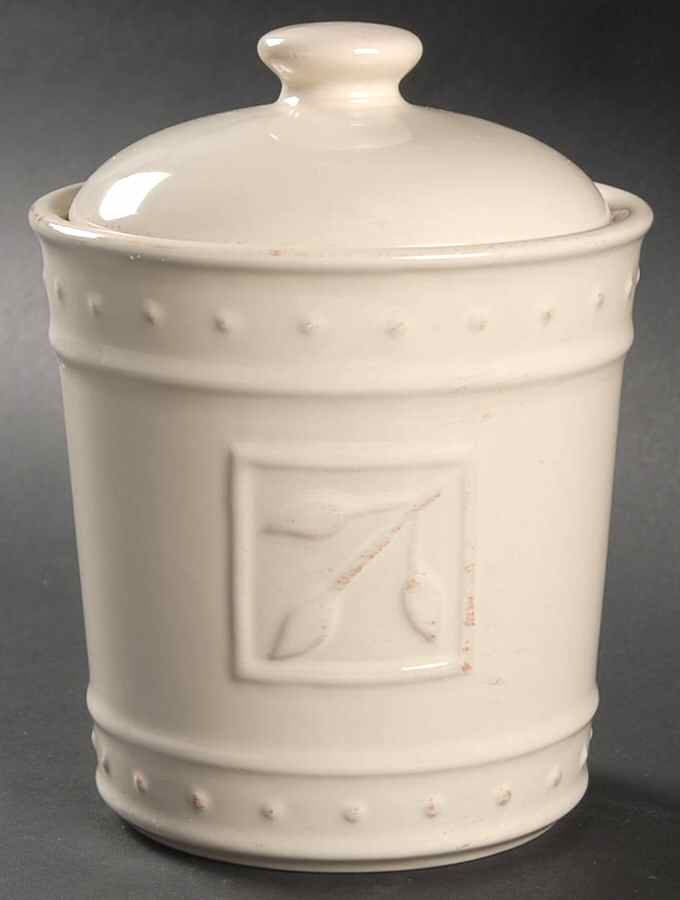 Sorrento Ivory Small Canister & Lid by Signature-1