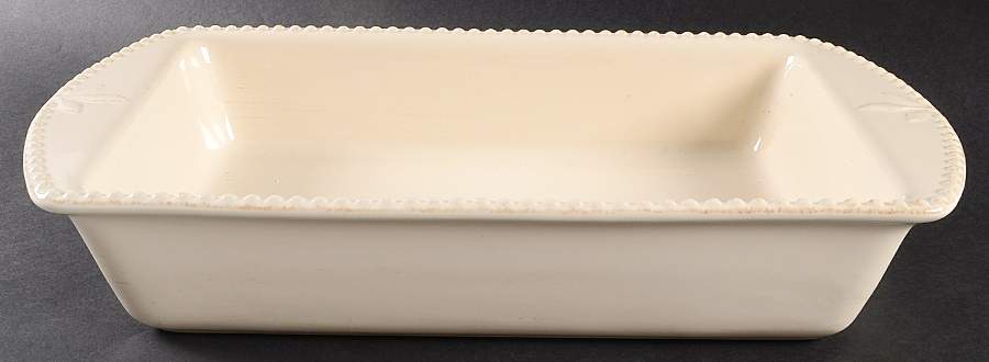 Sorrento Ivory 16" Rectangular Baker by Signature-1
