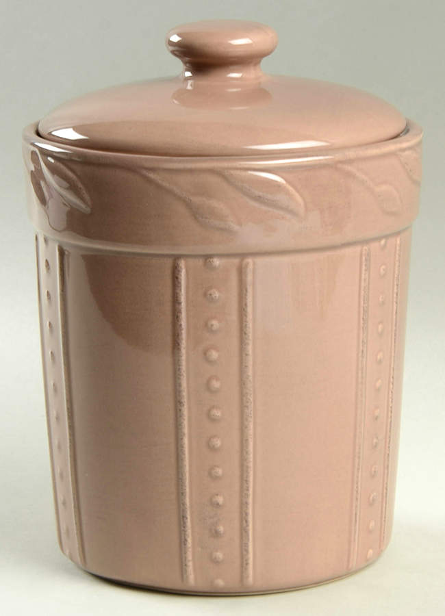 Sorrento Suede Large Canister & Lid by Signature-1