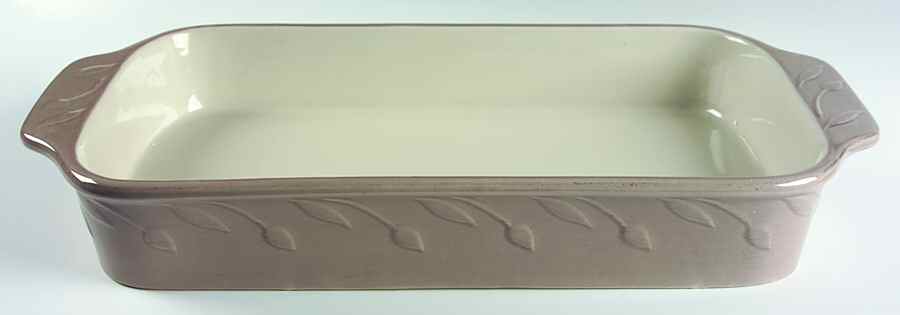 Sorrento Suede 18" Rectangular Baker by Signature-1