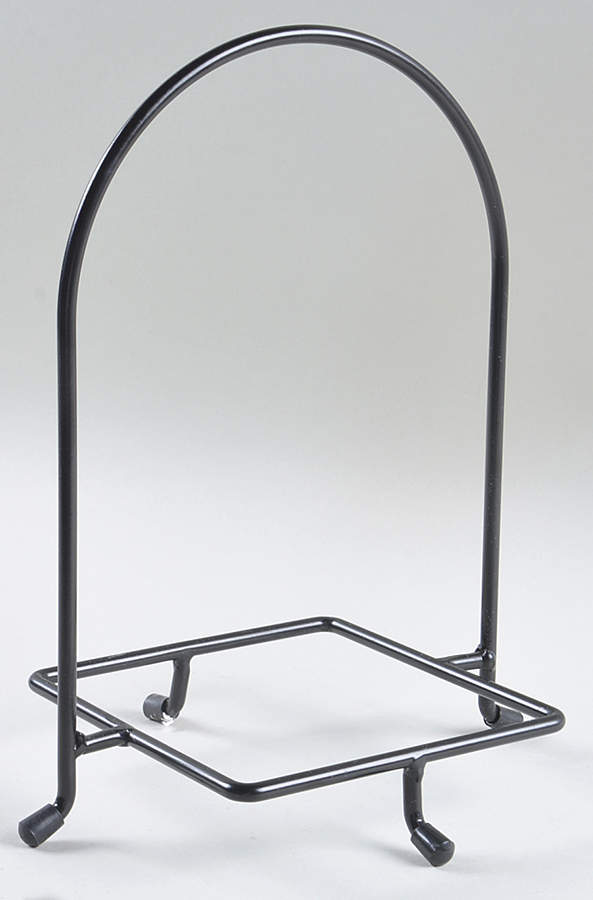 Sorrento Ruby Metal Caddy for Set of 8 Square Bread & Butter Pla by Signature-1