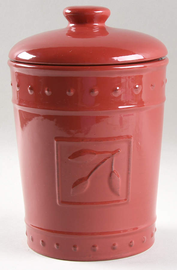 Sorrento Ruby Large Canister & Lid by Signature-1
