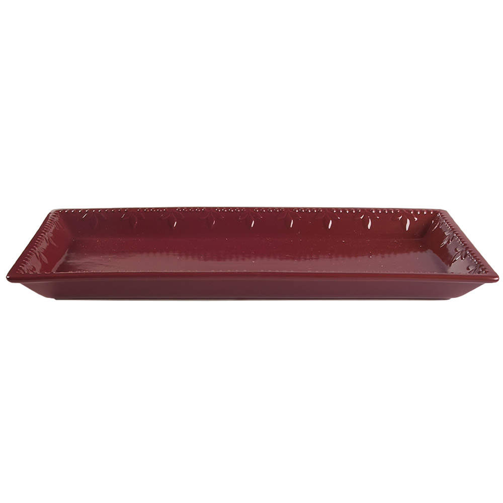 Sorrento Ruby 18" Rectangular Serving Platter by Signature-1