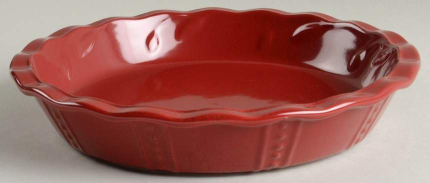Sorrento Ruby 10" Pie Baking Plate by Signature-1
