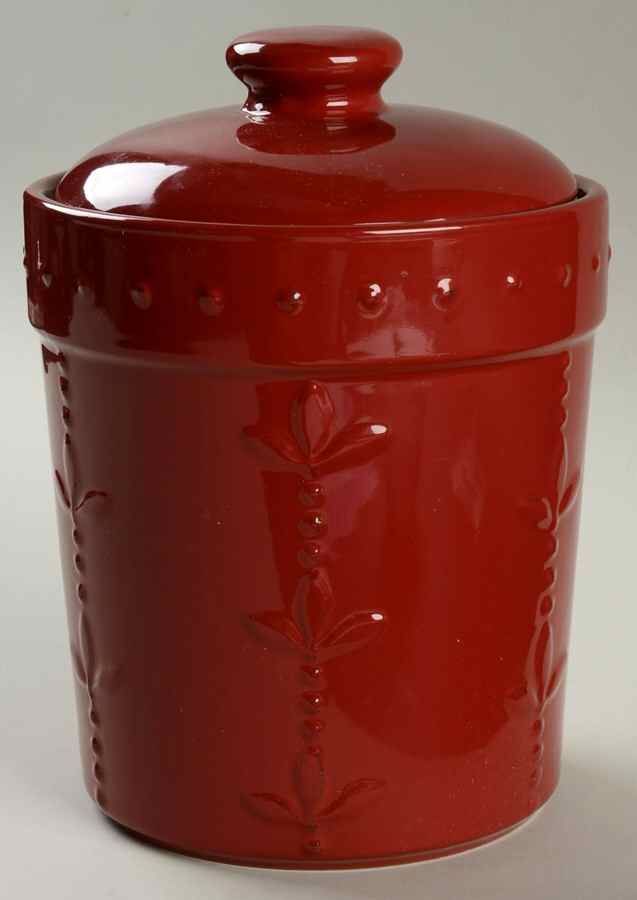 Sorrento Ruby Medium Canister & Lid by Signature-1