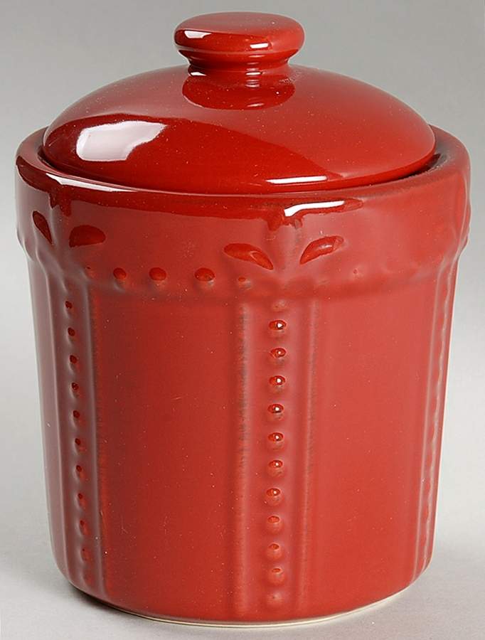 Sorrento Ruby Sugar Bowl & Lid by Signature-1