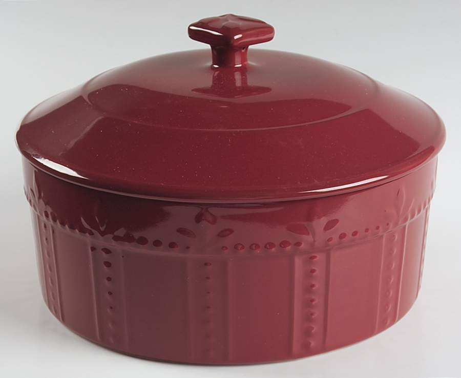 Sorrento Ruby Covered Souffle by Signature-1