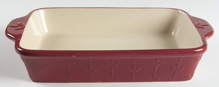 Sorrento Ruby 13"  Rectangular Baker by Signature-1