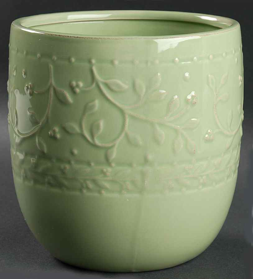 Chelsea Honeydew (Lt Green) Large Open Crock by Signature-1
