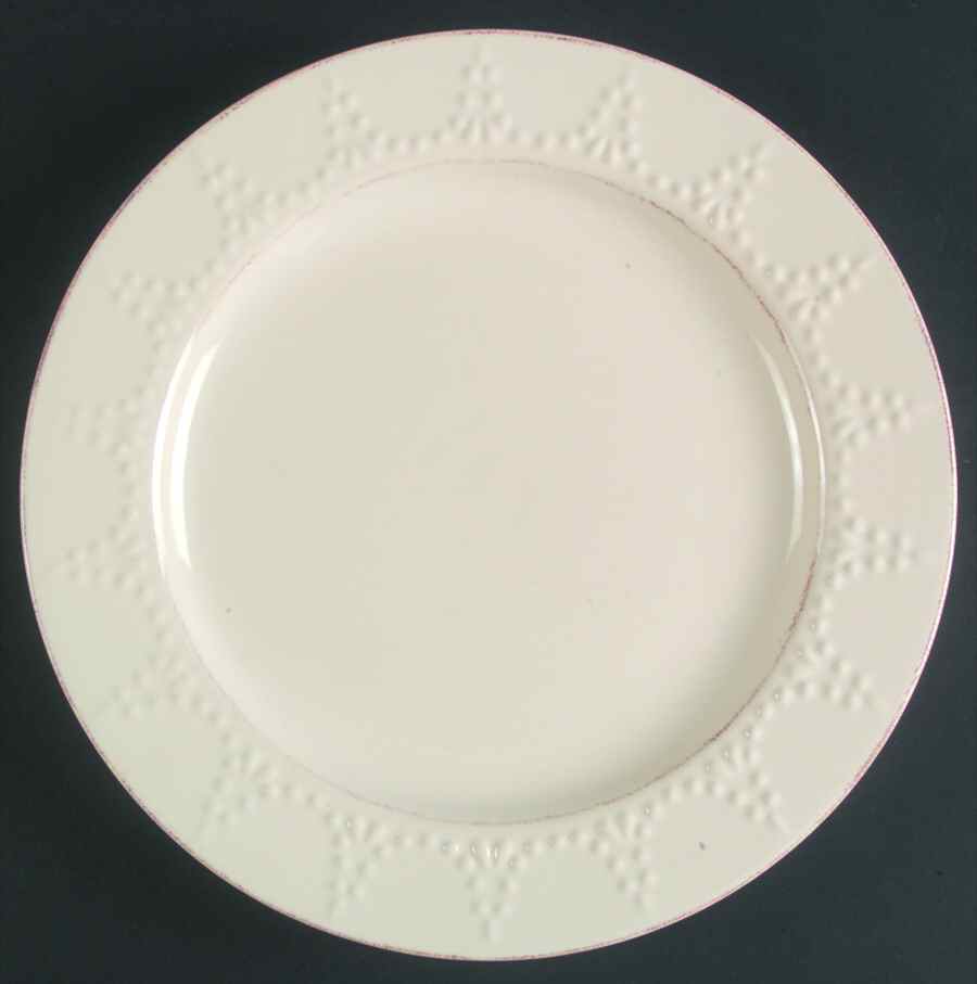 Now and Then Linen Dinner Plate by Signature-1