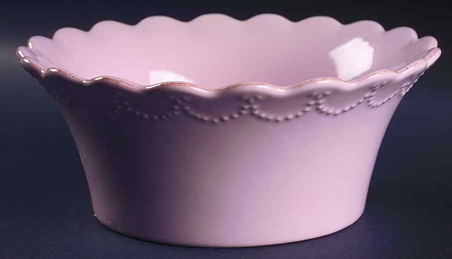 Now and Then Rose Blossom 9" Round Serving Bowl by Signature-1