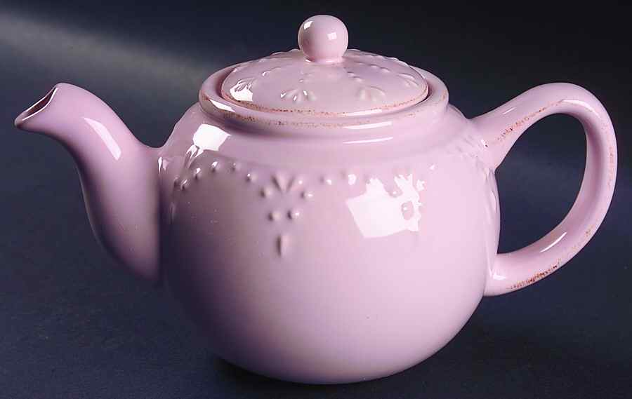 Now and Then Rose Blossom Teapot & Lid by Signature-1