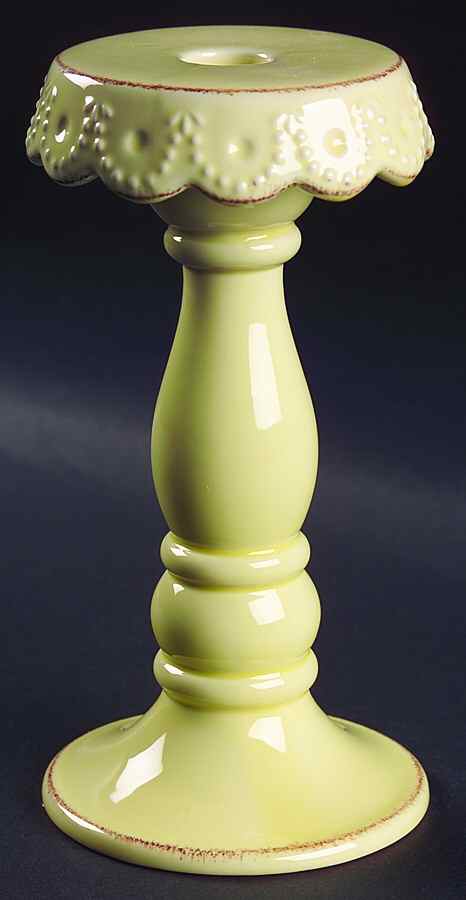 Now and Then Chiffon 8" Tall Candlestick by Signature-1
