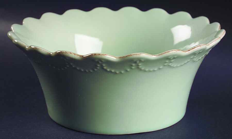 Now and Then Mint 9" Round Serving Bowl by Signature-1