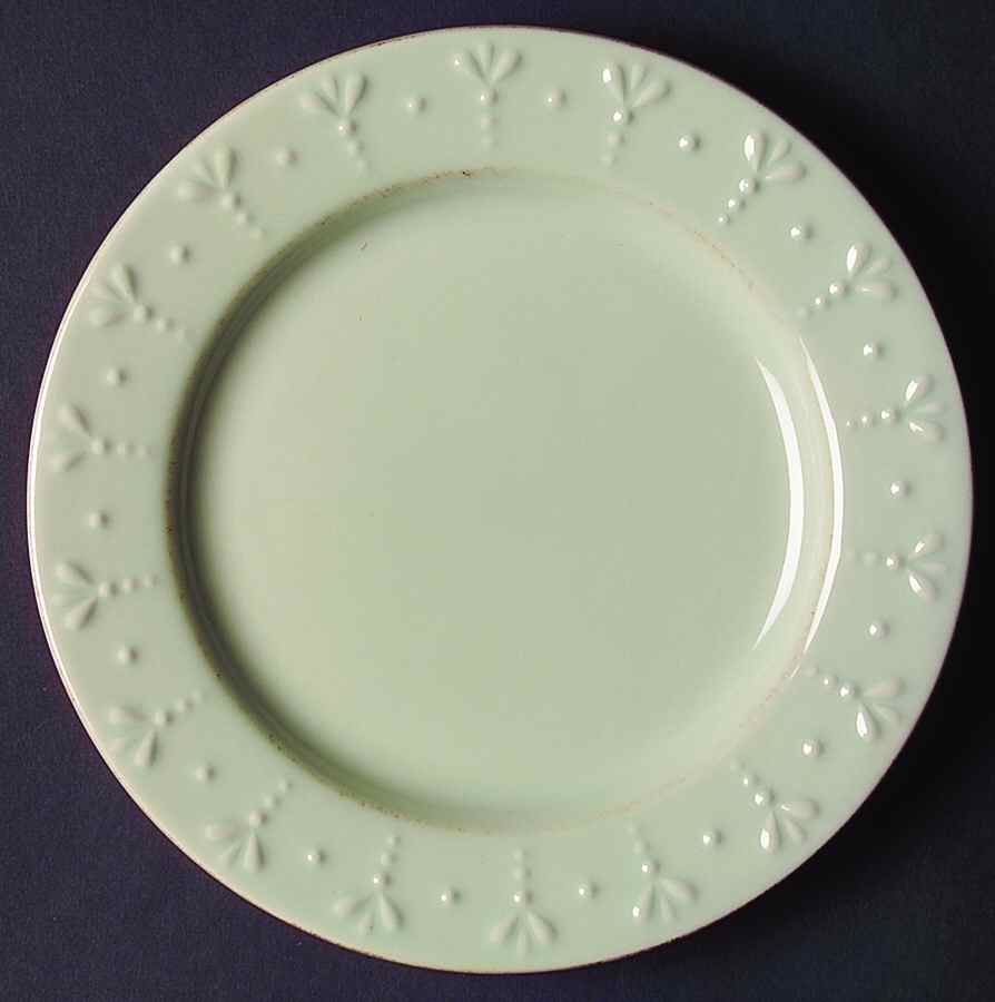 Now and Then Mint Salad Plate by Signature-1