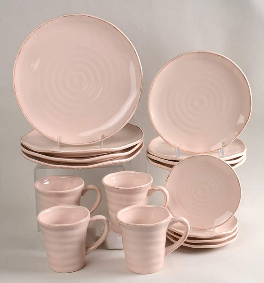 Ceramica Pink 16 Piece Set by Signature-1