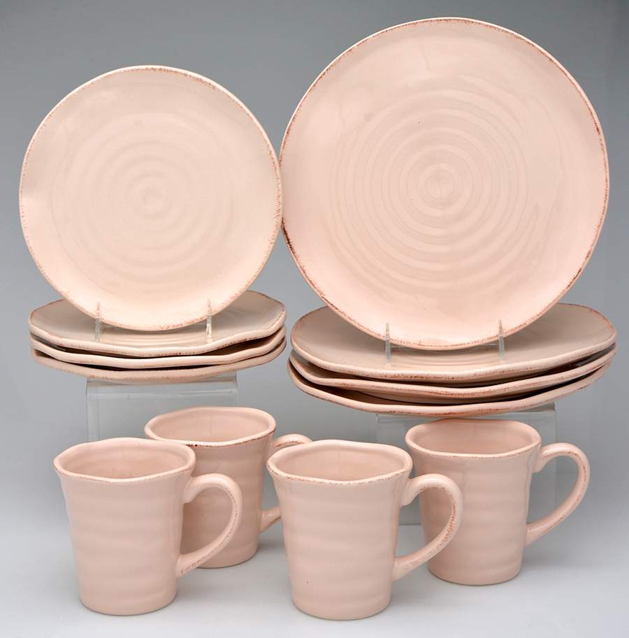 Ceramica Pink 12 Piece Set by Signature-1