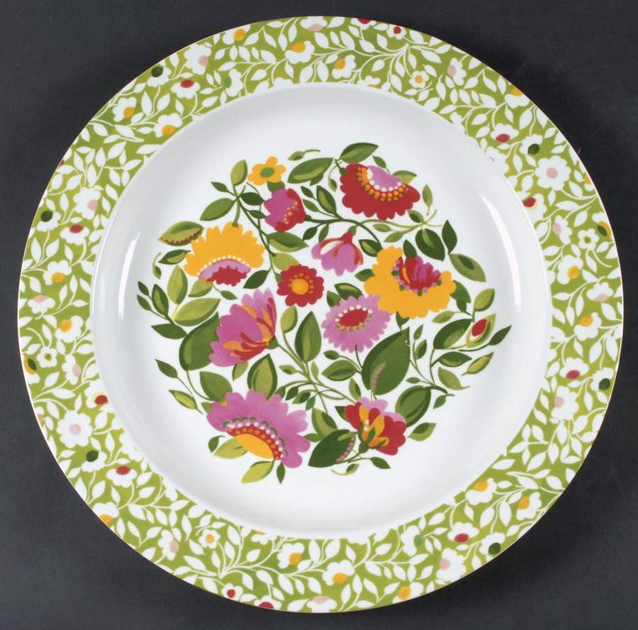 Emma's Garland 15" Rose Dish (Round Deep Platter) by Spode-1