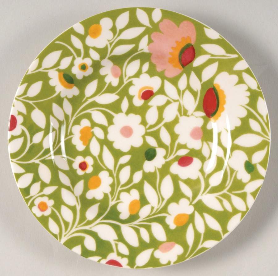 Emma's Garland Bread & Butter/Canape Plate by Spode-1