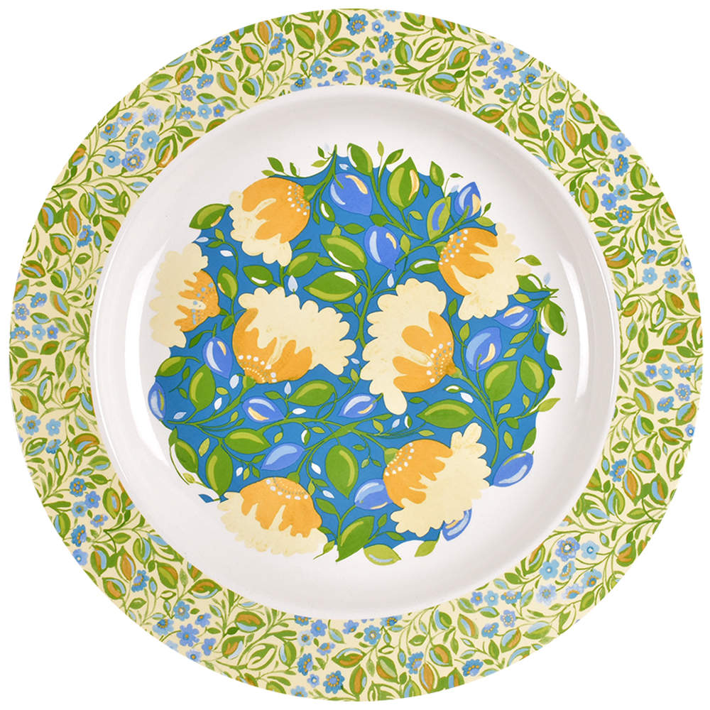 Chicory Hymn 15" Rose Dish (Round Deep Platter) by Spode-1