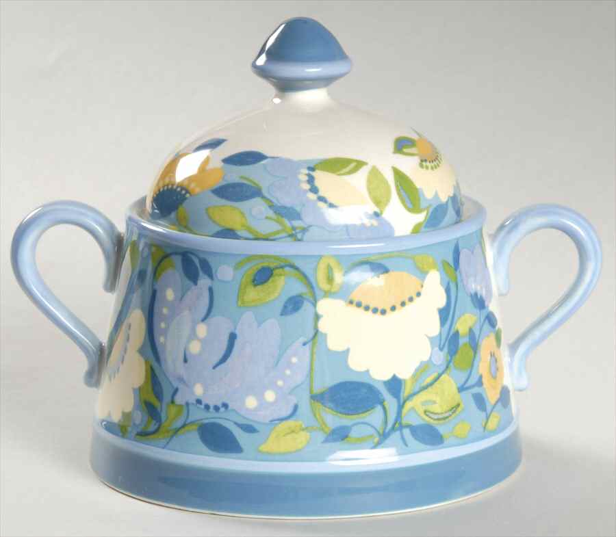 Chicory Hymn Sugar Bowl & Lid by Spode-1