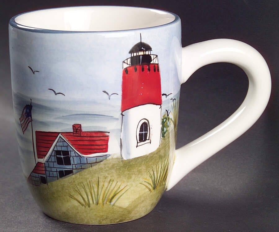 Nantucket Shoreline (Handpainted) Mug by Sakura-1