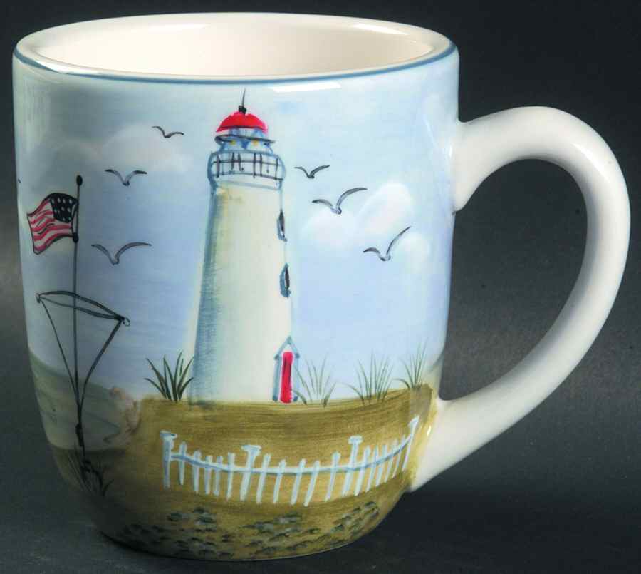 Nantucket Shoreline (Handpainted) Mug by Sakura-1
