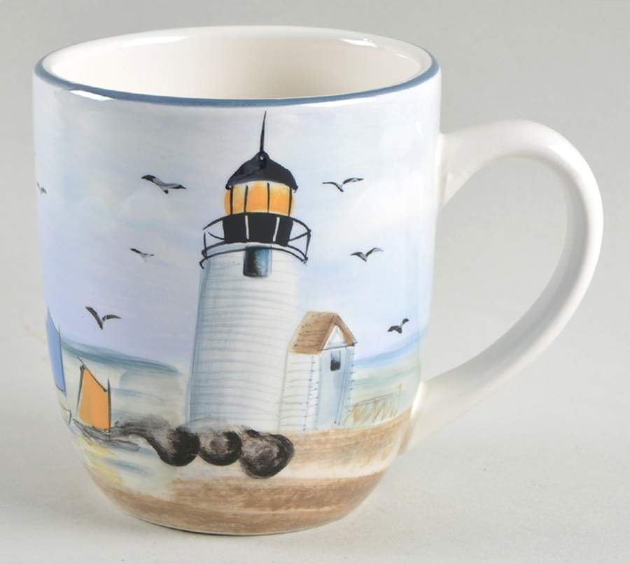 Nantucket Shoreline (Handpainted) Mug by Sakura-1